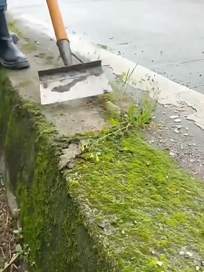 พลั่ว พรวนดิน เสียมขุดดิน เหล็กแมงกานีสหนา ทนทาน ไม่เสียรูปทรง ไม่แตกหัก ง่ายต่อการพลั่วดิน พลั่วถอนอเนกประสงค์สำหรับ กลางแจ้งพลั่วขุดดินทำจากเหล็กแมงกานีสแบบแบนเครื่องมือในฟาร์มกำจัดวัชพืช