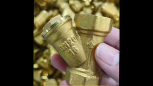 DN32 DN40 DN50 Female TypeY Brass Strainer Filter Valve for Water Oil Plumbing Pipe Connector