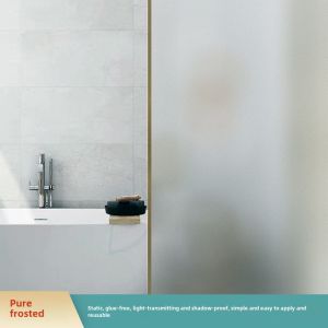 Static Glue-Free Frosted Bathroom Bathroom Glass Anti-Exposure Sticker Paper Window Transparent Opaque Anti-Peeping Screen Protector