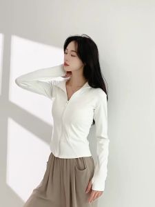 Dazzlin，H668 กีฬาโยคะเสื้อคลุมผู้หญิง 2024 ใหม่แขนยาวกันแดดกลางแจ้งกระชับสัดส่วนวิ่งออกกำลังกายเสื้อ