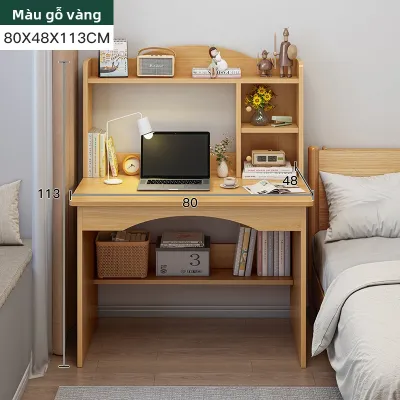 Bàn Học Sinh Có Kệ Sách Đơn Giản