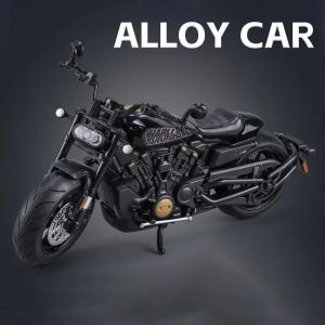 1:12 Scale Sportster S Alloy Toy Motorcycle Model Diecast Metal Shock Absorption Turning Off-road Motor Models for Boys Gifts