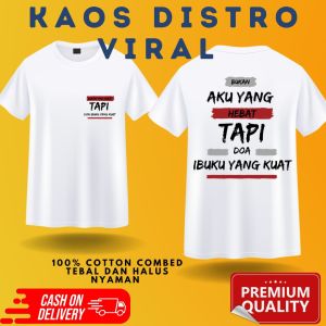 Kaos Viral Baju Kaos Tulisan Viral katun Combed