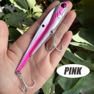 1PC Metal VIB Lure Long Casting Hard Bait With Double Hooks Bionic Fishing Lure For Tuna Kingfish