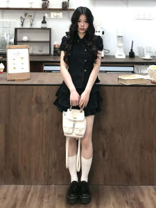 SENWA | Cute Korean Academic Style Summer 2026 New Design Dress and Tutu Skirt Set
