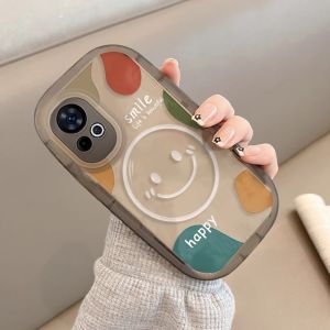 Creative Silicone Phone Case for Huawei Nova13Pro Full Cover Female Version Vigorous Edition Large Smiling Face Anti-Fall