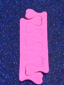 Nail Tool Manicure Soft Sponge Foam Finger Toe Separator Soft Nail Dust Remover Brush Nail Art Foot Cleaning Brush