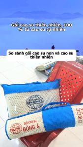 Ruột Gối Nằm cao su - Gối Nằm cao su thiên nhiên  Khang An Store gối cao su. gối nằm cao su gối ôm cao su gối đầu