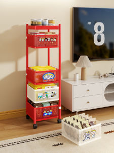 evesigar | Mobile Multilevel Storage Rack On Wheels Detachable