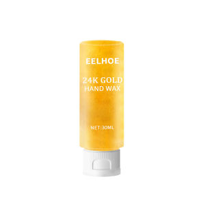Eelhoe Hand Wax Mask Hand Skin Repair 24K Gold Honey Peel Off Hand Lotion For Dry Skin Moisturizer for Dry Hands Delicate Moisturizing Exfoliating Hand Mask Whitening Remove Fine Lines Repair Calluses Hand Care Cream(30ml)