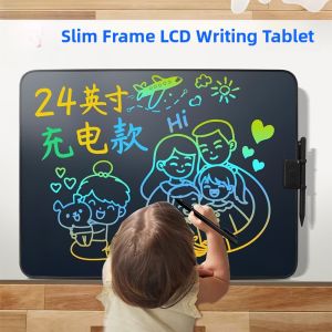 20-Inch Rechargeable LCD Handwriting Tablet Large Size Childrens Drawing Board Electronic Writing Board Home Blackboard Color Drawing Board