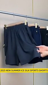 Shorts for men sports ice slik shorts men dry fit original men shorts for adult basketbal running for gym casual shorts panglakad set jogging shorts for men running sports shorts with pocket plus size