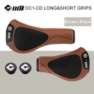 Tay Nắm Xe Đạp Leo Núi ODI Short MTB Thiết Kế Công Thái Học Chống Trơn Trượt Giảm Xóc Kèm Nút Bịt Chất Liệu Hợp Kim Nhôm + Gel Silica