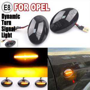 2Pieces Led Dynamic Side Marker Lamps Indicator Turn Signal Light For Opel Corsa B 1993-2020 Combo C 20012002 2003 2004- 2011