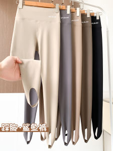 High Waist Yoga Pants Womens Spring New Style Shark Skin Patterned Sports Bottoms for Ladies Thinming Tummy Control Leggings