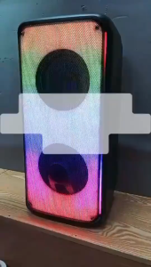 BTS-1908 DJ singing speaker color LED charging party karaoke speaker With rechargeable mic