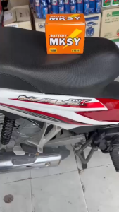 แบตเตอรี่ สำหรับ Honda Clicki Click110i ทุกรุ่น แบตแท้ ยี่ห้อ MKSY KTZ5S 12V5AHคลิกสตาร์ทง่าย เครื่องติดไว ไฟเต็มทุกลูก ไม่ต้องชาร์จ รับประกันคุณภาพ
