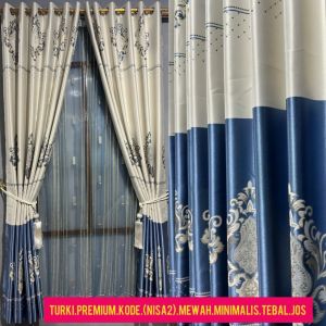 gorden minimalis/tanpa poni/gorden terbaru/gorden motif gorden blackout gorden mewah gorden 1set gorden kekinian gorden pintu/jendela gorden pemisah ruangan gorden elegan gorden murah gorden smok ring gorden model terbaru gorden ukuran kecil & besar👍