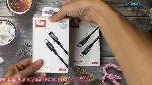 Cáp Tự Ngắt 20W Chân TypeC Ra Lightning Dành Cho iPhone iPad EarIdom EC161/162