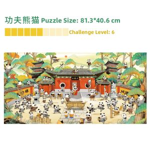 MAODETIANKONGZHICHENG | Cute Panda Themed Adult Jigsaw Puzzle 1000 Pieces