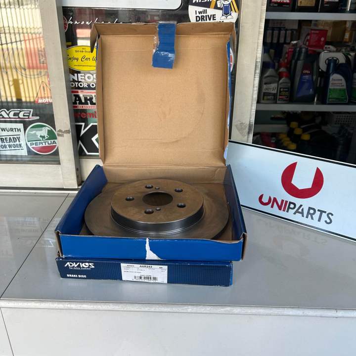 GENUINE/ORIGINAL ADVICS ROTOR DISC REAR FOR TOYOTA COROLLA ALTIS 2008 ...