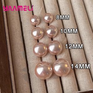 Pearl Earrings for Woman Lady 925 Sterling Silver Color Gold Coated Luxury Female Birthday Wedding Gift Jewelry