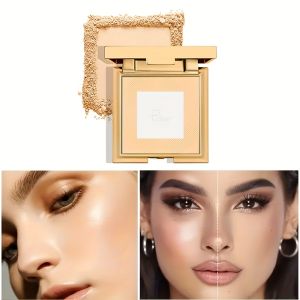 Phấn Phủ Kiềm Dầu 2 Trong 1 Chống Thấm Nước Lâu Trôi Chống Mồ Hôi Thiết Kế Sang Trọng Phấn Nén Dành Cho Mọi Loại Da 10g