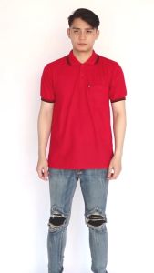 Noveli wear Kaos kerah pria polo shirt saku dewasa lengan pendek | kaos seragam polos kerah pria