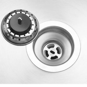 Vòi Thoát Nước Kiểu Cũ Cho Bồn Rửa Nhà Bếp Vòi Thoát Nước Bằng Nhựa Màu Trắng Phụ Kiện Cho Bồn Rửa Bằng Thép Không Gỉ