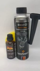 BỘ SẢN PHẨM LÀM MỚI NHỰA AZ-PLASTIC 50ml VÀ CHAI LÀM SẠCH HỆ THỐNG KHÍ THẢI EGR BỘ LỌC HẠT DPF XE Ô TÔ MÁY DẦU HIỆU SENFINECO 9916 300ml (AZ plastic 50ml and Senfineco 9916 CDI System Cleaner 300ml)