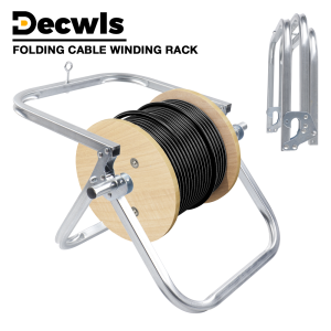 Folding Wire Drum Bracket Quick Wire Rack Single-Person Quick Wire Release Tool Convenient And Fast Prevent Entanglement