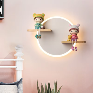 Childrens Room Bedside Lamp Boys And Girls Bedroom Decoration Wall Lamp Stairway Modern Simple Living Room Background Wall Lamp