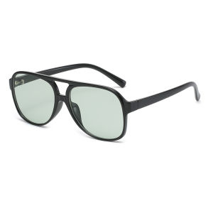 Retro Polarized Sunglasses for Mens Womens Large Frame Classic 90s Vintage Pilot Driving Eyewaer UV400 Protective Sun glasses