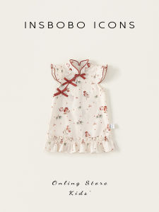 insbobo | Váy Qipao truyền thống Trung Quốc mùa hè cho bé gái