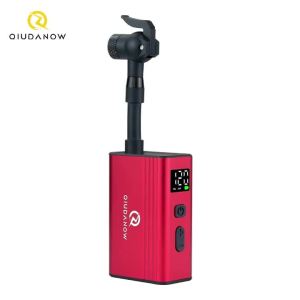 Bike Tire Electric Air Pump Portable Bicycle Inflator with Digital Screen Fast Inflation 120PSI Fits Schrader/Presta/Clik Valves
