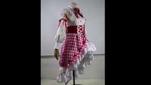 Miku 15th Anniversary Anime  Cosplay Cute Lolita Dress Wig Full Set Costume Halloween Suit