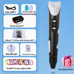 Bút In 3D Cho Trẻ Em Với Màn Hình LCD Dây Tóc PLA Tương Thích An Toàn Tranh Đồ Chơi Tự Làm Quà Tặng Sinh Nhật Với ​​Màn Hình Hiển Thị LED