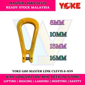 YOKE 8-059 G80 MASTER LINK CLEVIS (8MM / 10MM / 13MM / 16MM)