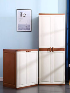 Adult Closet 65cm Double Door Storage Cabinet Simple Wardrobe Toy Clothes Quilt Organizer Easy to Assemble Storage Cabinet