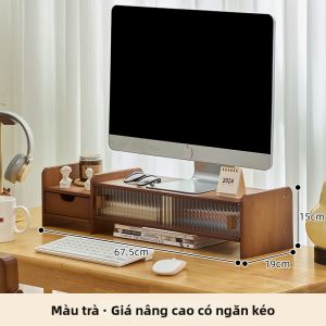 ZHUTING | Giá Đỡ Màn Hình Bàn Ergonomic có Khoảng Trống Lưu Trữ