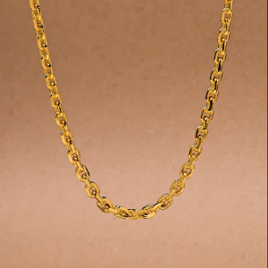 Chow Sang Sang 周生生 999.9 24K Pure Gold Essence Anchor Necklace for Women & Men 60cm 95996N Price-by-Weight 23.2g Gold