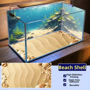 XIANXIANWUFANG | 3D High Definition Waterproof Self-Adhesive Fish Tank Background Paper