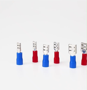 หางปลาเสียบแอร์ หุ้มฉนวน หางปลาเสียบขั้วต่อสายไฟ FDFD1.25-187 FDD1.25-187 หางปลาเสียบตัวผู้ ตัวเมีย