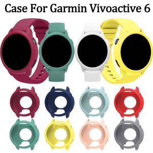 1X Soft Silicone Case For Garmin Vivoactive 6 Smartwatch Protective Skin Shell Protector Cover Bumper Guard Frame