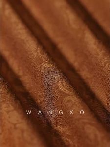 WANGXO | Embossed Brocade Vest High Waist Mermaid Skirt Set