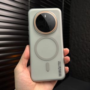 Honor Magic7 pro Compatible Magnetic Suction Lightweight Cooling Half Transparent Matte Magic Phone Case for Huawei 5G Signal Support