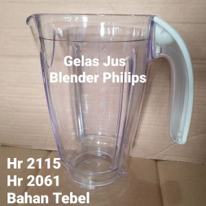 (Bayar Ditempat) Gelas Jus Blender Philips Plastik HR 2115 2061