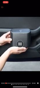 Universal Car Trash Can Garbage Flip Lid Dustbin Organizer Tong Sampah Kereta Proton Perodua Toyota Honda Kia Nissan