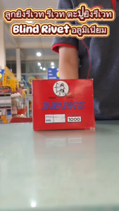 ของแท้ 100% (ขายยกกล่อง) ตะปูยิงรีเวท ตราคนป่า เบอร์ 5 (5-1 5-2 5-3 5-4 5-5 5-6 5-8)