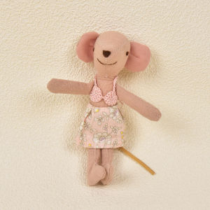 H -13Cm Play House Doll Beach Pants Bikini Mouse Suitable for Bjd Ob11 Doll House Ornaments Suitable for Childrens Day Gifts Birthday Gifts